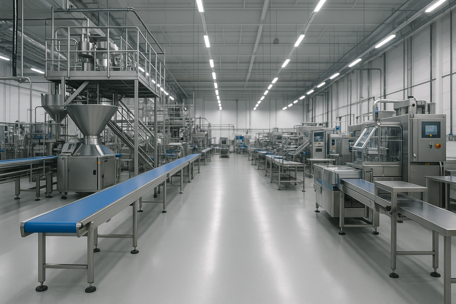 food industry factory background